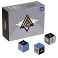 thumbnail image 4 of PREDATOR Crest Pool cue Billiard CHALK - 1 GROSS - 144 chalks - Blue, 4 of 5