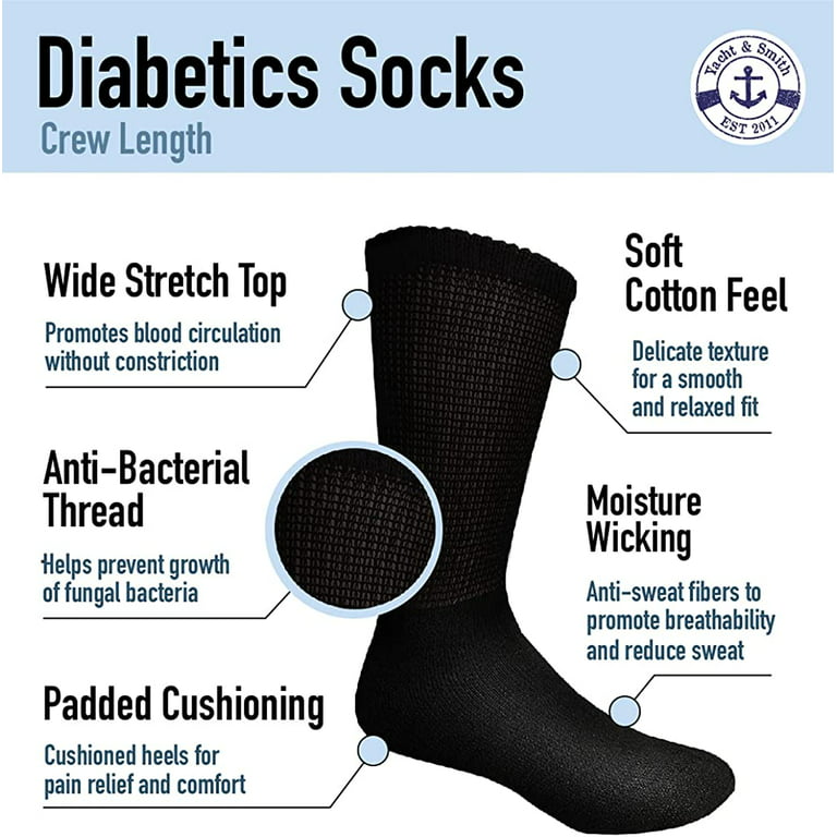 Men's Loose Fit Sock Regular And King Size Crew Sock