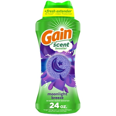 Gain Fireworks In-Wash Scent Booster Laundry Beads, Moonlight Breeze Scent, 24 oz