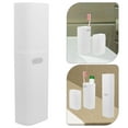 thumbnail image 1 of HEALEEP Portable Toothbrush Container White ABS 1Set Daily Use School, 1 of 8