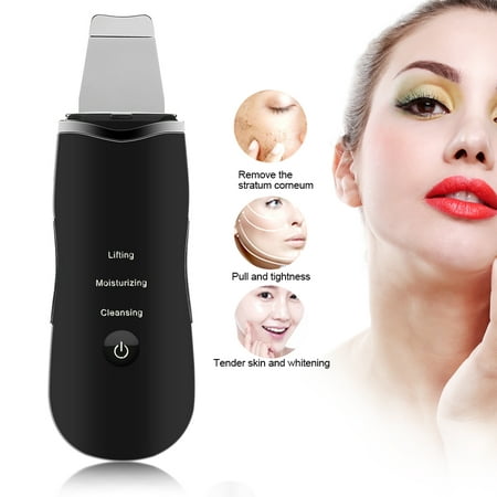 Ultrasonic Ion Facial Pores Cleaner Skin Peeling Cuticles Removal Anti Wrinkle Scrubber, Ultrasonic Pores Cleaner, Facial Peeling