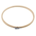 thumbnail image 6 of 6 Pieces 10 Inch Embroidery Hoops Wooden Round Adjustable Bamboo Circle Hoop Ring Bulk Wholesale for Art Craft Handy Sewing, 6 of 8