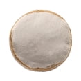 thumbnail image 5 of Ox Bay Lev Striped Farmhouse Jute Hand-Woven Indoor Ottoman Pouf, Natural/White, 18" x 18" x 18", 5 of 5