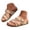 Beige, variant on Women's Cork Footbed Sandals with Arch Support Comfortable Slip on Slides Braided Strappy Walking Casual Summer Flip Flops Shoes Red,6.5