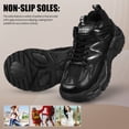 thumbnail image 2 of BRIGHTFUFU 1 par de zapatillas gruesas para mujer, zapatillas gruesas para mujer, zapatillas de deporte de moda, zapatos deportivos para mujer, talla 36, 2 of 8