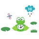 thumbnail image 3 of Reloj de pared infantil 3D decorativo con animales de colores, sin tictac, funciona con pilas Rana, 3 of 9