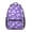 Unicorn and Wing, variant on Unicorn and Rainbow Purple Pattern Backpack for School, Cute School Bag with Adjustable Shoulder Straps and Padded Back, 15.3"x11"x6.7"