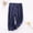 Navy*, variant on Children Girls Boys Sweatpants Solid Color Elastic Waist Winter Warm Soft Fuzzy Home Daily Wear Fuzzy Elegant Chic Pants