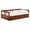 Brown, variant on Melody Twin to King Extendable Day Bed with Storage Dove Gray