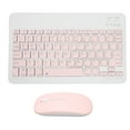 thumbnail image 2 of Ensemble Clavier et Souris, Format Compact en ABS Métal, Conception Ergonomique, Ensemble Clavier et Souris Sans Fil pour la Maison Rose, 2 of 8