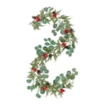 thumbnail image 2 of GROWTH TANK Guirlande de Noël avec Baies Rouges Pin Artificiel pour Maison Escaliers Cheminée Style A, 2 of 9
