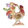 thumbnail image 2 of Caja de baratijas con bisagras en forma de gallo Fernando organizador de joyas figura de animal, 2 of 8