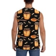 thumbnail image 4 of Easygdp Bee and Honey Men's Breathable Tank Tops Sleeveless Sporty T Shirts for Basketball, Mountaineering, Bodybuilding -Medium, 4 of 8