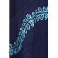 thumbnail image 6 of Sakkas Anastasia Batik Corset Style Dress - Navy / Turquoise - 1X/2X, 6 of 6