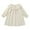 Khaki, variant on Odeerbi 2-10 Years Kids Girls Cute Floral Princess Dresses Peter Pan Collar Cotton Dress Children's Fashion Pleated Round Neck Long Sleeve Dress Kids Girls Clothes