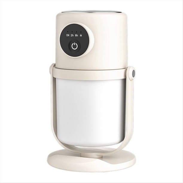 Smart Home Atomizador de Gran Capacidad Luz Silenciosa USB Humidificador Purificador de Aire Pequeño, Cremoso
