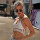 thumbnail image 2 of Low Back Comfort Lifting Bra Lace Bralette Bra Dot Mesh Ultra Thin Ladies Women Crop Top Bra, 2 of 4