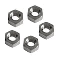 thumbnail image 1 of LOVIVER 5pcs Grade 5 TC4 Titanium Alloy Hex Screw Lock Nuts Set DIN934 /M5/M6/M8 M4, 1 of 6