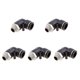 thumbnail image 2 of Conector Del Codo Del Del Varón De 5pcs Empuje Accesorio - Negro DPL-L16-03 DYNWAVEMX Conector de codo de rosca macho, 2 of 8