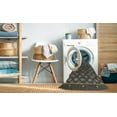 thumbnail image 2 of Ahgly Company Machine Washable Indoor Rectangle Abstract Khaki Green Area Rugs, 7' x 10', 2 of 7