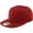 Burgundy, variant on Black Classic Cotton Flat Brim Unconstructed Baseball Cap Adjustable Strapback Style