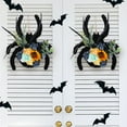 thumbnail image 5 of YgkuHd Halloween Large Spider Door Sign Wooden Spider Sign Door Hanging Ornament Halloween Simulation Spider Wreath Decorations Black,Black-11.8x9.8x2.4in, 5 of 9