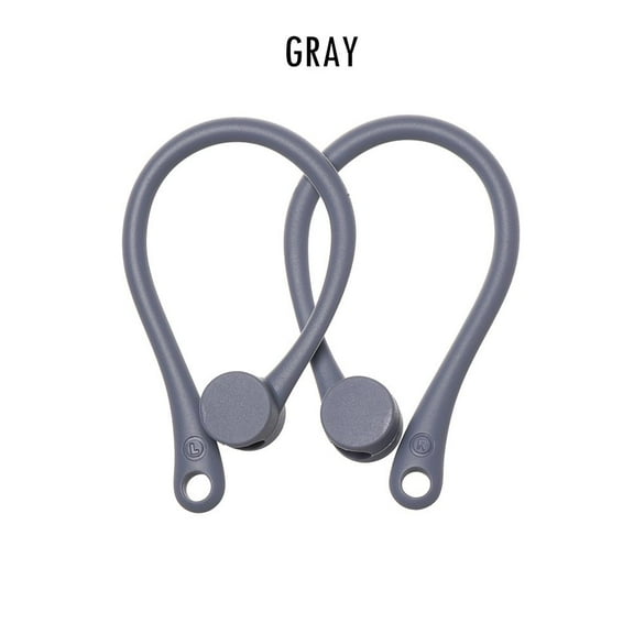 Soft Anti Loss Strap Silicone Protector Accessories Earphone Holders Protective Earhooks Secure Fit Hooks Anti-lost Ear Hook GREY