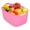 Pink, variant on TAROFISH 1-Piece Laundry Basket Set Ergonomic Handle - Rectangular Laundry Bucket Ideal for Home Use and Laundry Storage,Brown,21X14X11CM