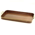 thumbnail image 1 of Nusteel TG-862AC 24 in. Antique Copper Hammered Rectangular Tray, 1 of 1