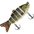 thumbnail image 3 of Jointed Fish Lure Six Section Hard Bait, 1 Piece, Simulation Swimming Motion Segmented Body for Bass Pike Casting Fishing, 3 of 6