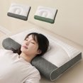 thumbnail image 1 of Fiudx Almohada de Punto, Suave y Transpirable, Relleno de Fibra Natural Reciclada, Lavable y de Fácil Cuidado, Sujeta El Cuello y Ayuda a Dormir, Ideal para Verano, Tamaño 70 X 45 Cm., 1 of 7