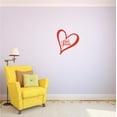thumbnail image 1 of Custom Decals Best Friends Wall Art Size: 14 X 28 Inches Color: Red, 1 of 1