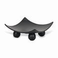 thumbnail image 2 of Clyne Curved Black Wood Trays on Wood Orbs, 2 of 6