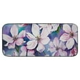 thumbnail image 2 of Qinduosi Funny Doormat Welcome Mat, Vintage Magnolia Floral, Non-Slip Front Door Mats Rugs for Indoor/Outdoor Entrance, White Flower, Entry Mats Carpets Absorbent Water and Mud 19.68*47.24 in, 2 of 6