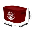 thumbnail image 2 of Christmas Snacks Sundries Storage Box Desktop Cosmetics Toys Snacks Storage Basket Living Room Home Storage Box, 2 of 5