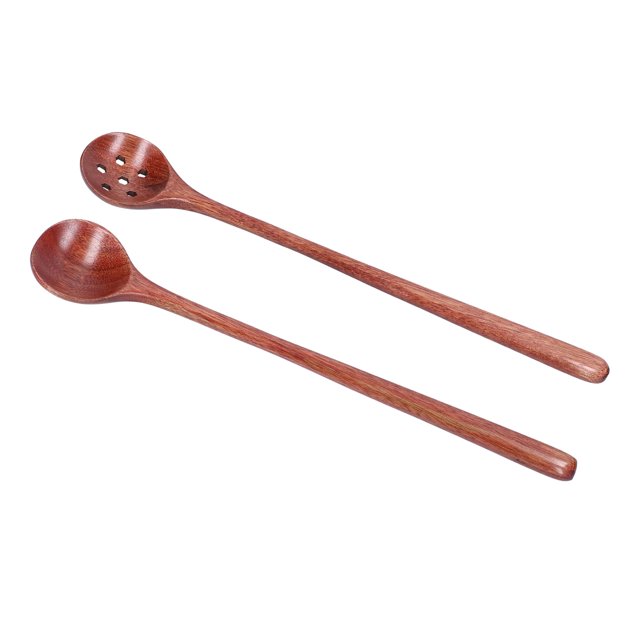 Wooden Spoon, Easy To Convenient Wide Range Of Applications Slotted Spoon For Lake Fishing For Hiking For Mountaineering For Camping