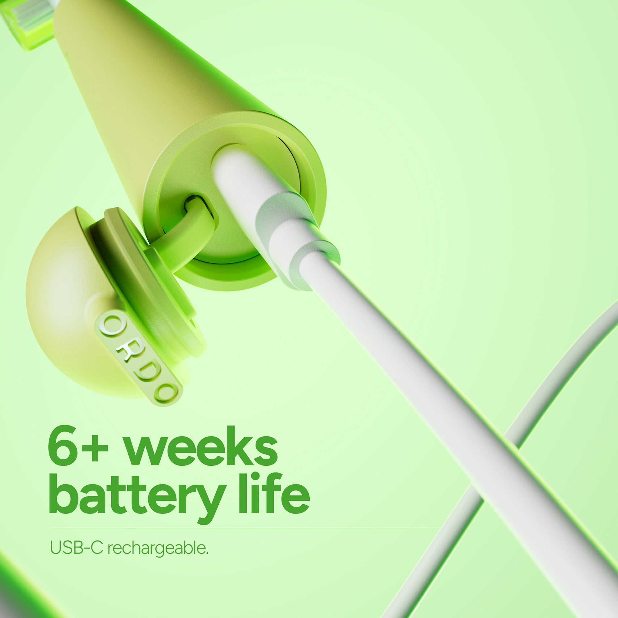Ordo Sonic Edge Rechargeable Electric Toothbrush Lime Sorbet