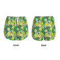 thumbnail image 6 of Goofa Cartoon Koala Bear and Leaf Printed Women 2 in 1 Running Shorts,Quick Dry Athletic Workout Shorts,High Waisted Athletic Shorts with Liner Pockets-Large, 6 of 9