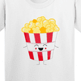 thumbnail image 4 of Inktastic Cute Kawaii Popcorn Youth T-Shirt, 4 of 5