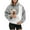 Z6-Grey, variant on Women's Hoodie with Dog Pouch Oversized Pet Hoodies Carrier Large Pocket Hooded Sweatshirt for Puppy Animal Holder Long Sleeve Comfortable Tops