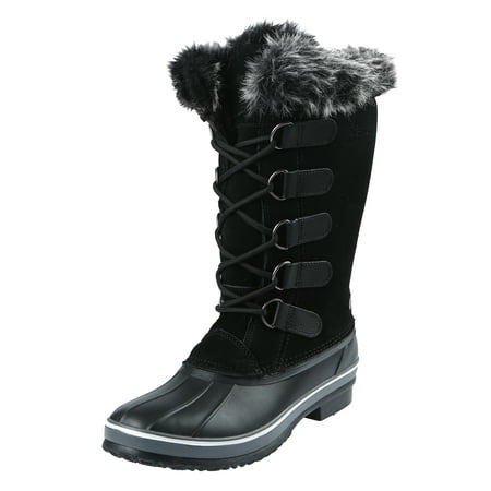 

Northside Womens Kathmandu Waterproof Insulated Leather Tall Winter Snow Boot
