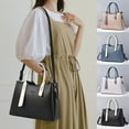 thumbnail image 4 of Stylago Womens Leather Handbags Fashion Zipper Compartments Tote Crossbody Bags Work Medium Shoulder Purses for Travel Vacation Blue, 4 of 5