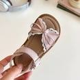 thumbnail image 5 of oqasdz Girls Sandals Elegant Lace Bow Design Flat Princess Shoes for Big Kids and Youth Beach Walking Shoes Casual Summer, 5 of 5