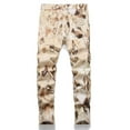 thumbnail image 3 of Tiijoy Toddler Boys Distressed Skinny Fit Jeans Allover Print Stretch Straight Leg Pants, 3 of 6