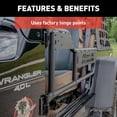 thumbnail image 4 of ARIES 1500100 Black Aluminum Jeep Wrangler TJ Tube Half Doors Fits select: 1997-2006 JEEP WRANGLER / TJ, 4 of 6