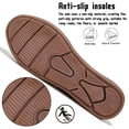 thumbnail image 5 of Knivor Cozy Moccasin Slippers for Women Metal Slip On Warm Fluffy Slippers Closed Toe Fashion Loafers Slippers for Indoor Outdoor House Shoes, 5 of 9
