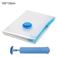 thumbnail image 1 of Thick vacuum compression bag, transparent vacuum bag storage bag, hand pump, 1 of 12