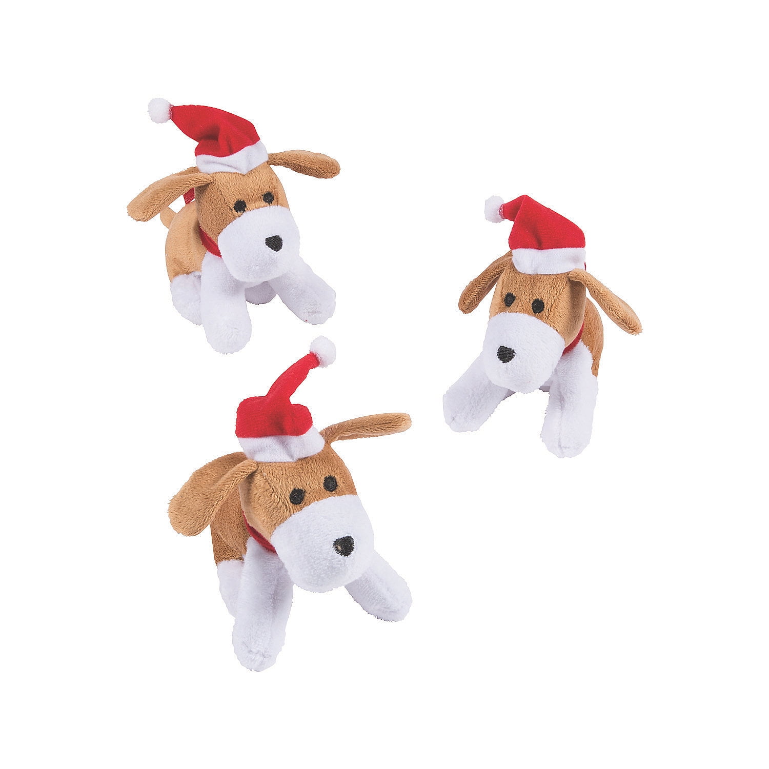 Christmas Stuffed Dogs - Toys - 12 Pieces - Walmart.com