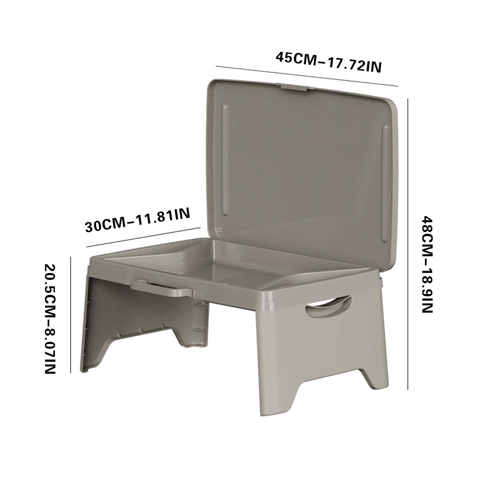 SouMaox Portable Folding Desk, Space Saving Design Versatile Laptop Stand Computer Surface Work Station for Dormitory Apartment Use