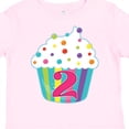 thumbnail image 4 of Inktastic 2nd Birthday Cupcake Boys or Girls Toddler T-Shirt, 4 of 5